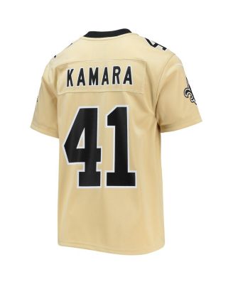 Big Boys Alvin Kamara Gold New Orleans Saints Inverted Team Game Jersey