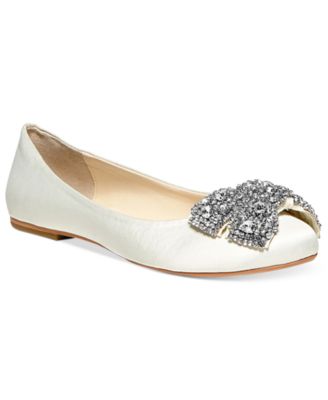 betsey johnson embellished flats