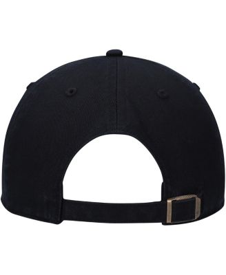 Men's '47 Black Pittsburgh Pirates Logo Cooperstown Collection Clean Up Adjustable Hat