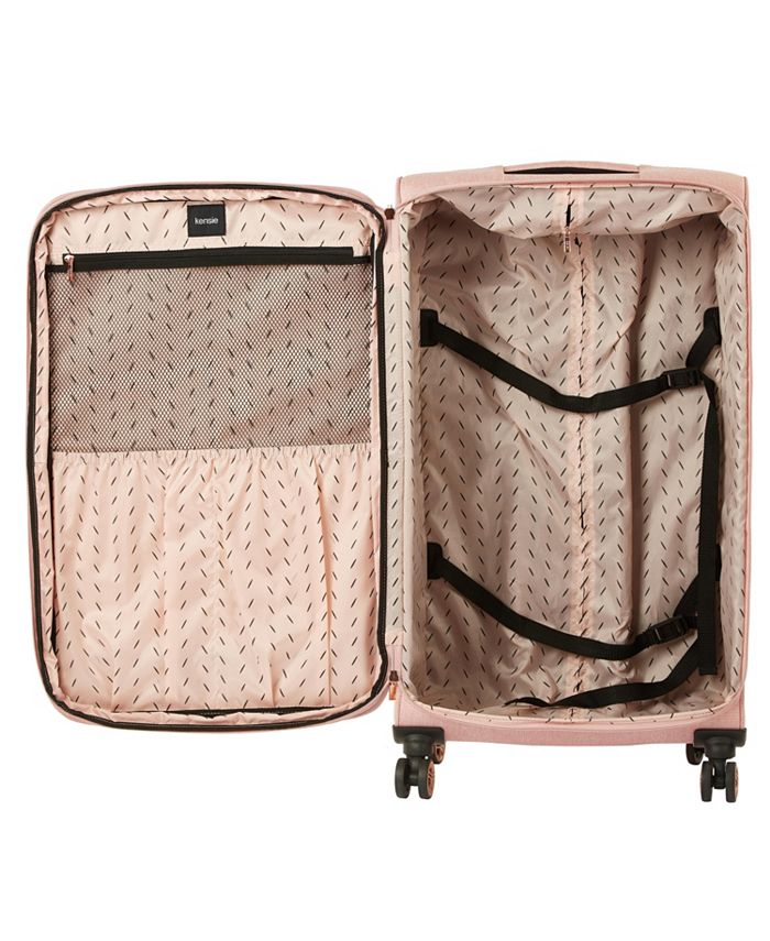 kensie Hudson Expandable Rolling Softside Luggage Set, 3 Piece Macy's
