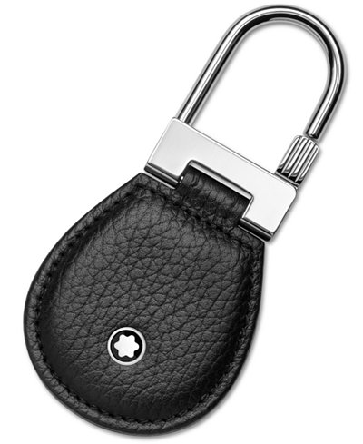Montblanc Meisterstück Black Italian Leather Key Fob 111130