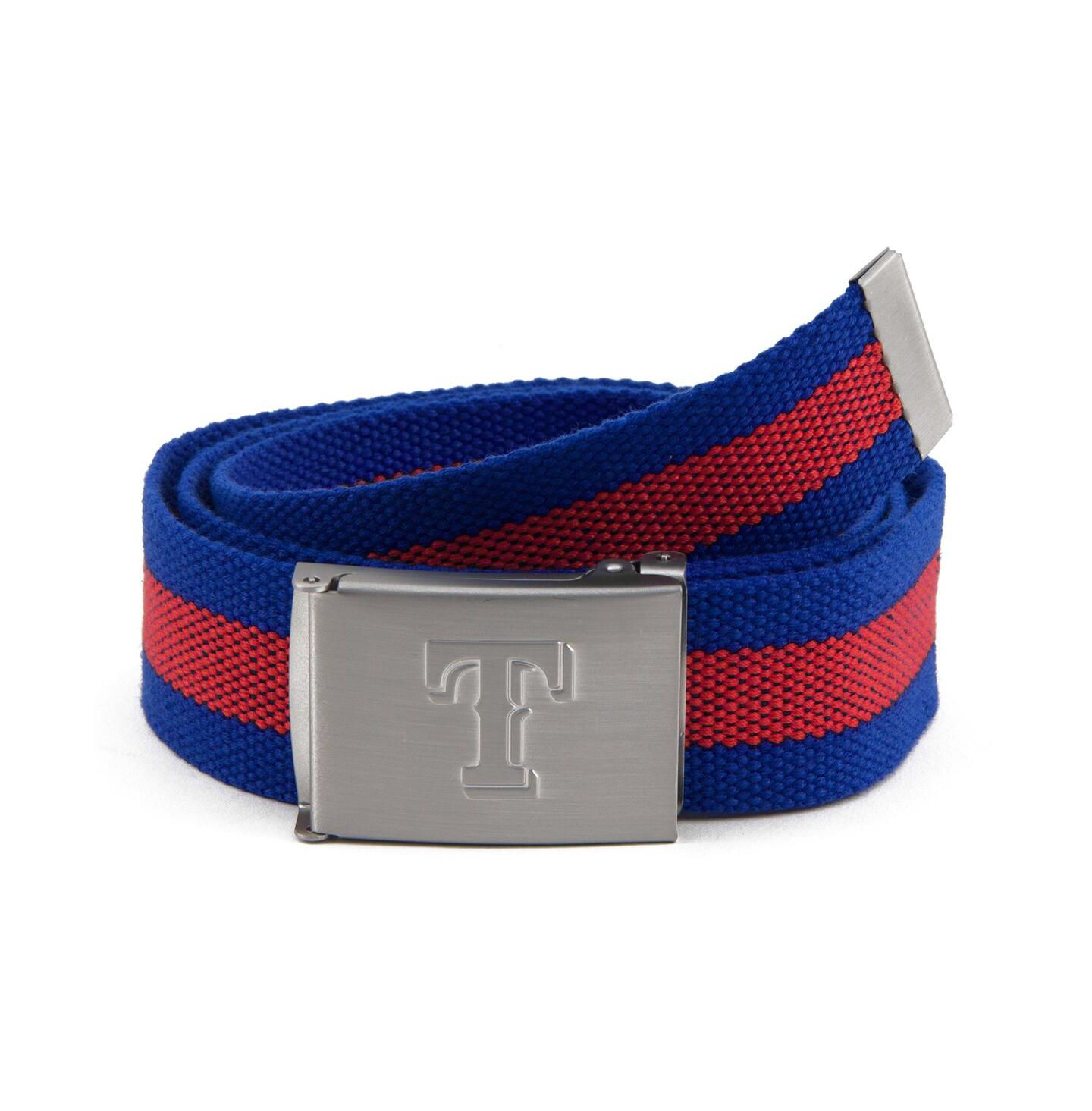 Мужской ремень Eagles Wings Texas Rangers Fabric Belt — фото 1