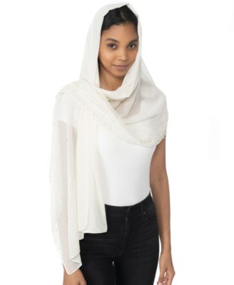 Embellished Wrap Scarf