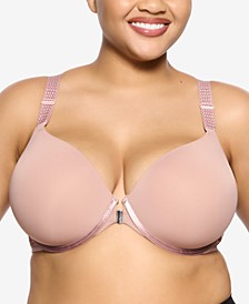Women's Body Soft Smoothing Front Close T-Shirt Bra