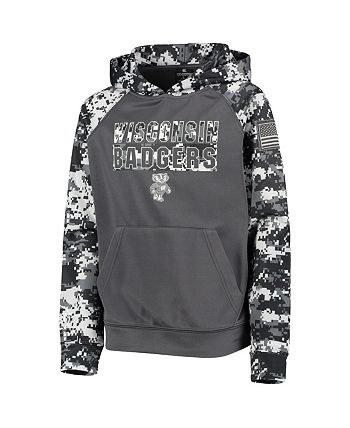 Badger camo hoodie top