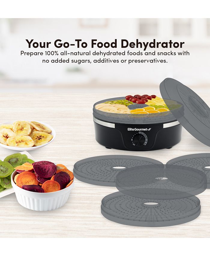 Elite Gourmet 5Tier Food Dehydrator with Adjustable Temperature