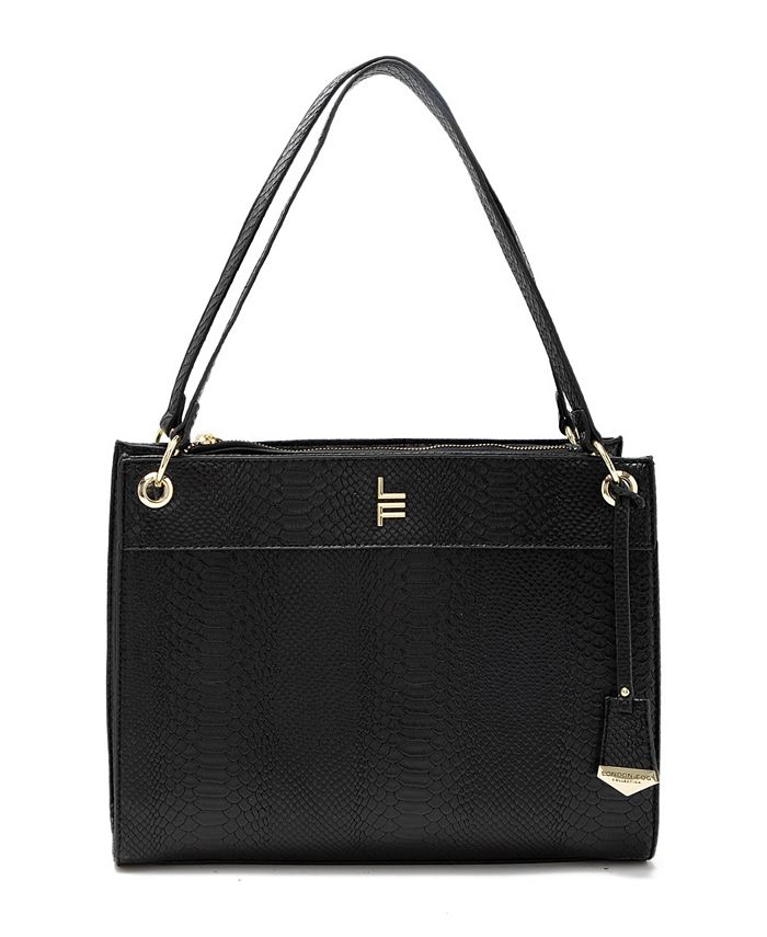 London Fog Women's Brielle Lizard Satchel Macy's