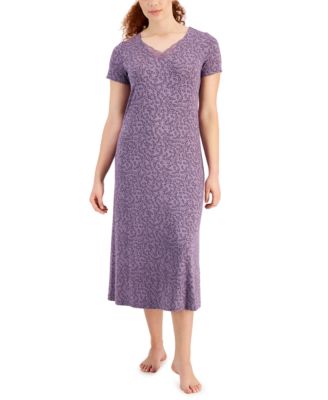 Charter Club - Women's Short-Sleeve Floral Nightgown