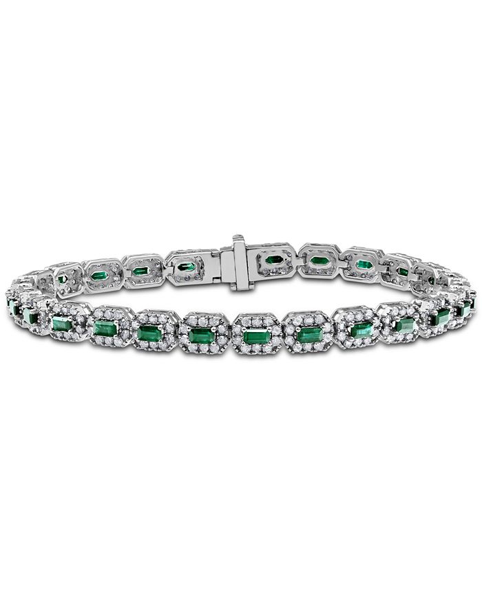 Macy's online emerald bracelet