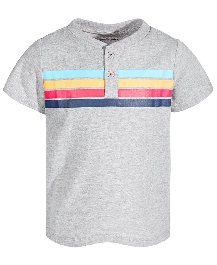 Details about   NEW First Impressions Baby Boys Henley Striped T-Shirt Multicolor 12M 18M 24M 