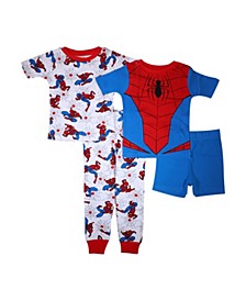 and Friends Toddler Boys Pajamas, 4 Piece Set