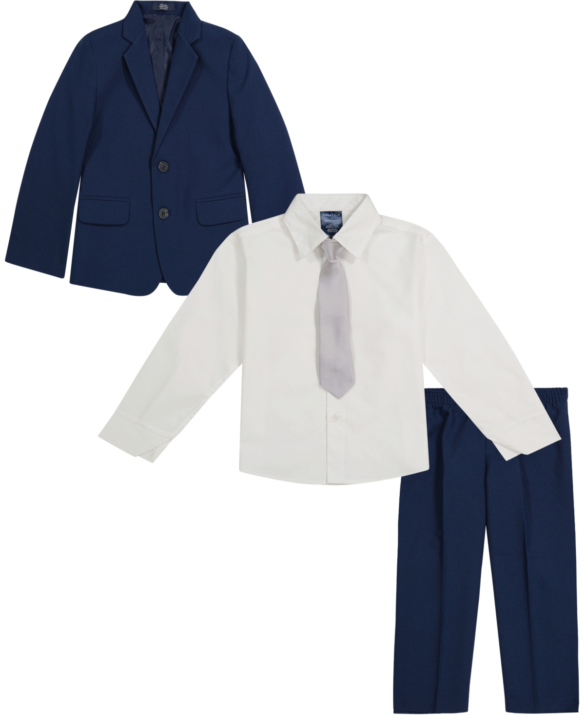 NAUTICA TODDLER BOYS SPECIAL OCCASION SUIT SET, 4 PIECE