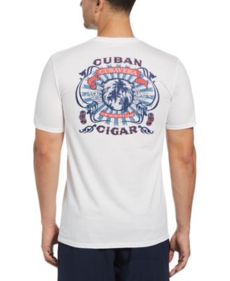 Cubavera - Men's Cuban Cigar Print T-Shirt