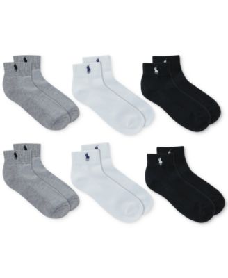 Polo Ralph Lauren - 6-Pk. Cushion Quarter Socks