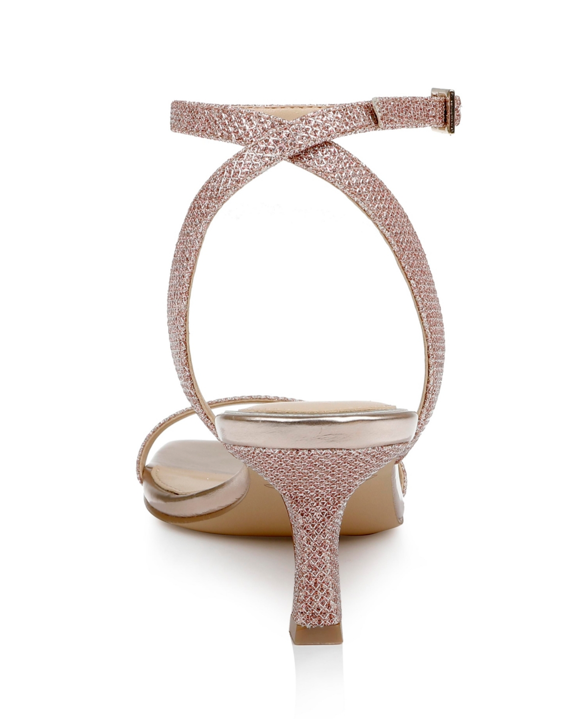 Jewel Badgley Mischka Women's Charisma Ii Kitten Heel Evening Sandals