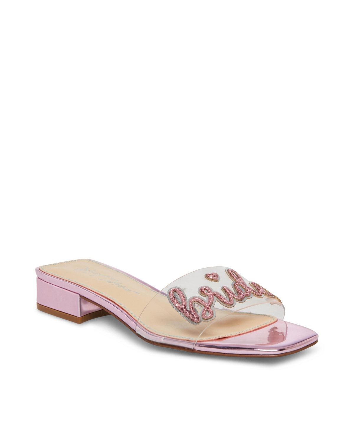 Women's Mint "Bridesmaid" Slide Sandals - Pink