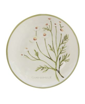 Fresh Herbs Soup or Pasta Bowl, Set of 4