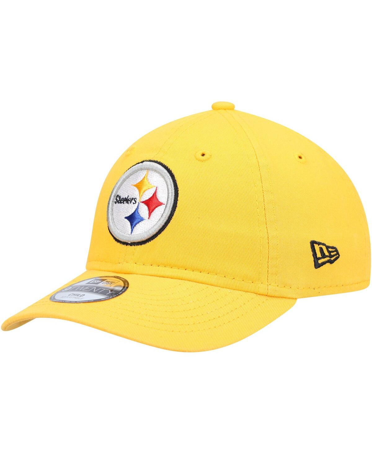 New Era Babies' Toddler Unisex  Gold-tone Pittsburgh Steelers Core Classic 2.0 9twenty Adjustable Hat
