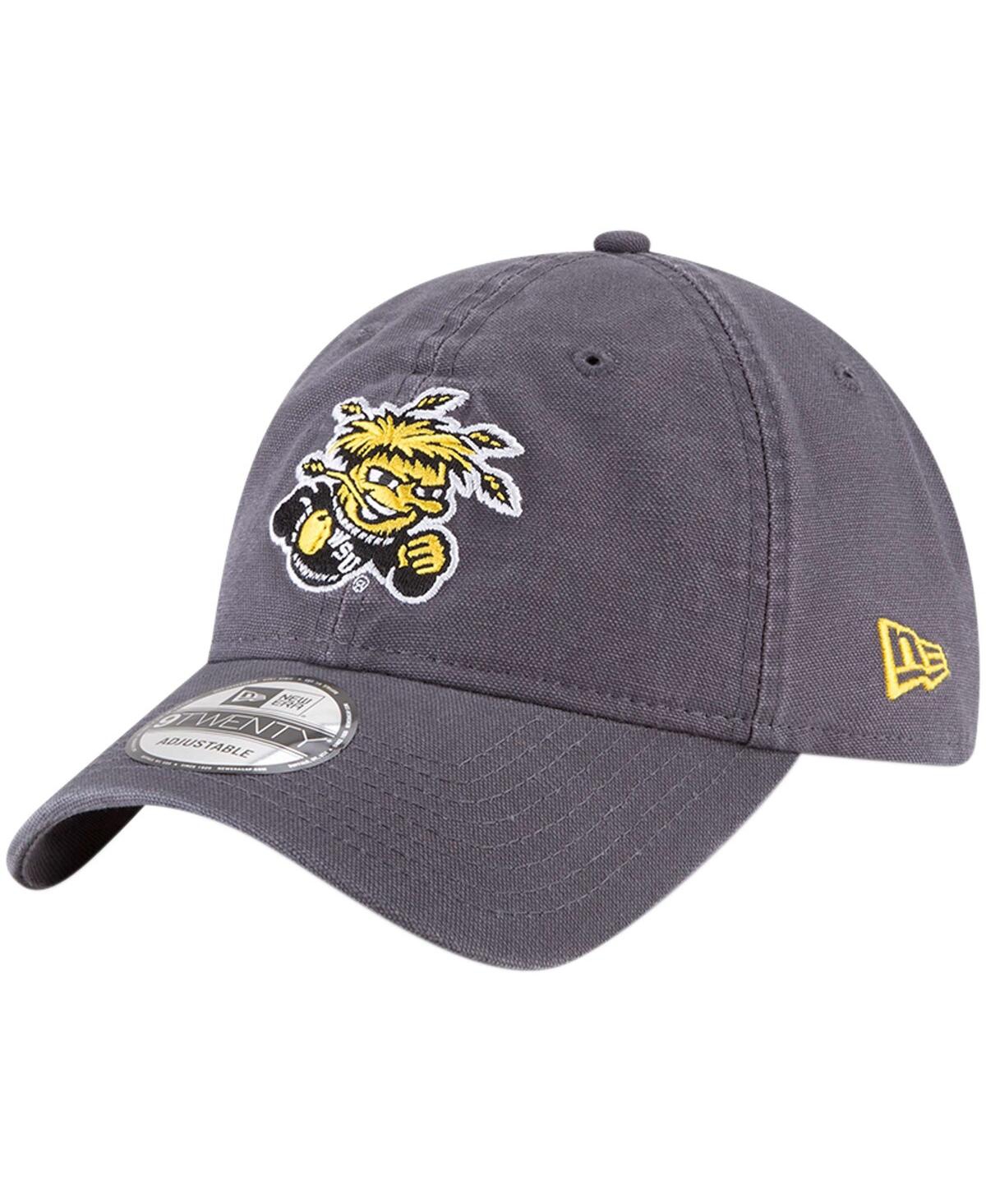 New Era Men's Gray Wichita State Shockers Basic 9twenty Adjustable Hat