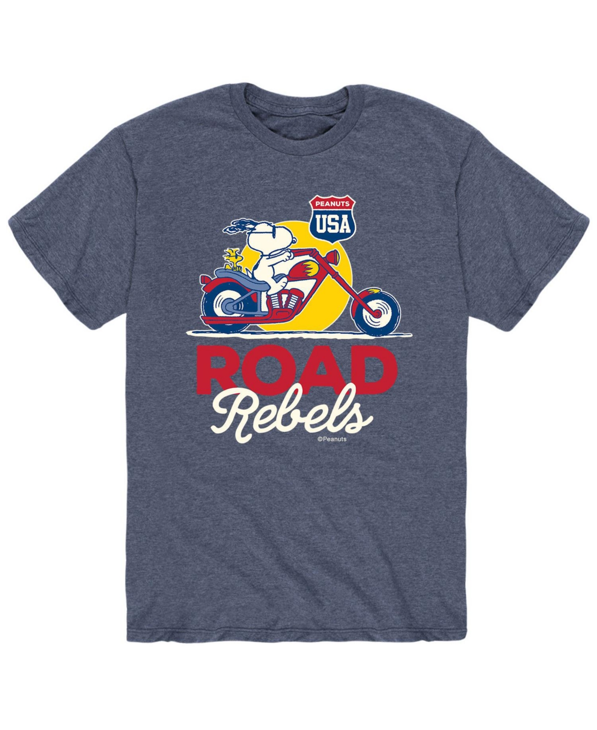 Airwaves Men's Peanuts Road Rebels T-Shirt