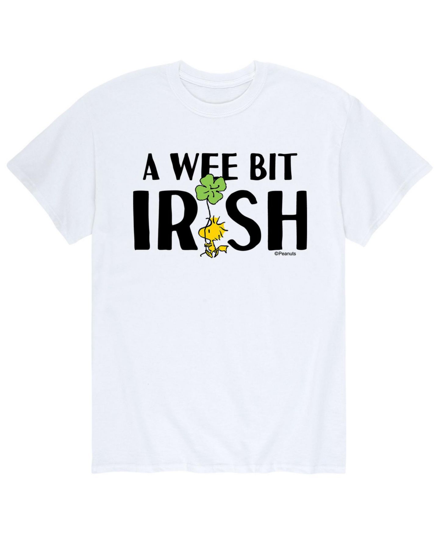 Мужская футболка AIRWAVES Peanuts Wee Bit Irish, цвет: Белый — фото 1