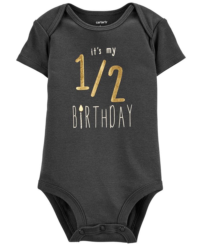 Half birthday onesie target clearance