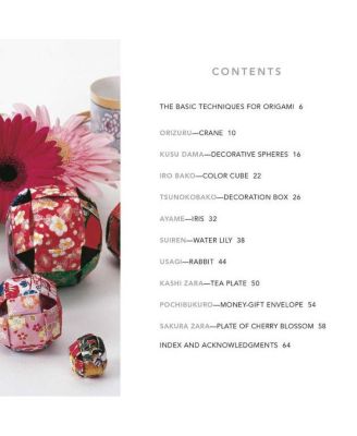 Japanese Origami - Paper pack plus 64-page book by Mari Ono