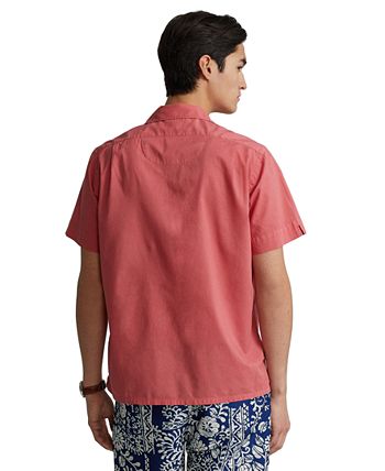 Classic Fit Woven Camp Shirt