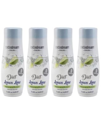 SodaStream - Diet Lemon Lime Drink Mix, Set of 4