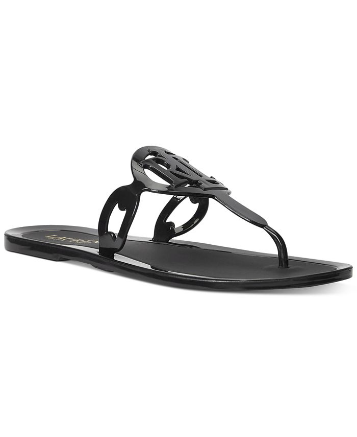 Lauren Ralph Lauren Lauren by Ralph Lauren Women's Audrie Jelly Flat Sandals  & Reviews - Sandals - Shoes - Macy's