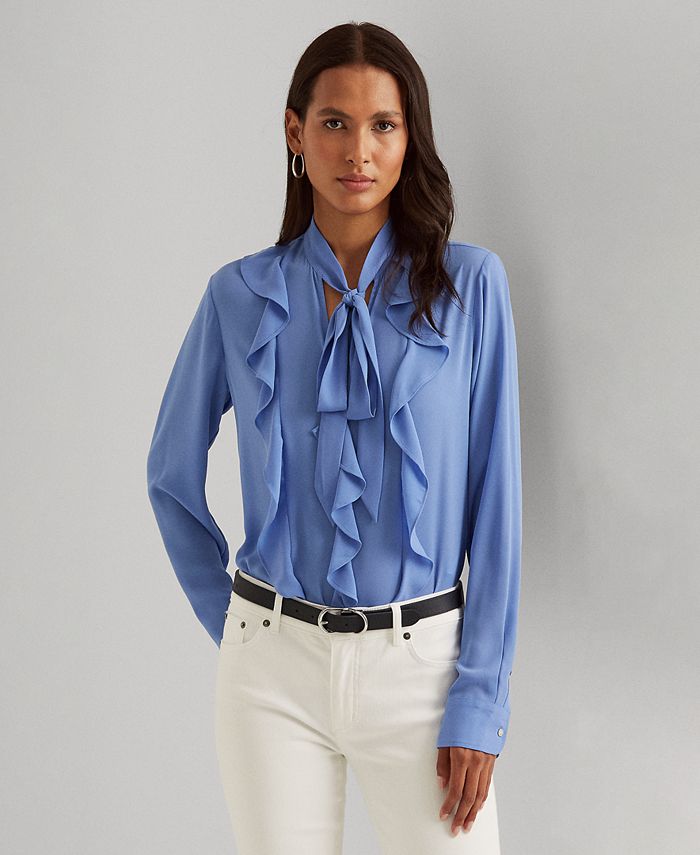 Top 57+ imagen macy’s ralph lauren blouses