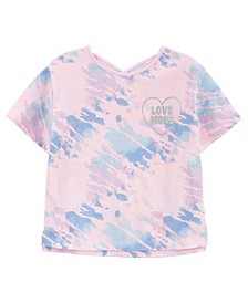 Little Girls Tie-Dye Open-Back T-shirt