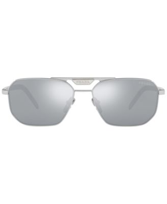 Rectangular Men's Sunglasses, PR 58YS