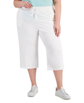 Karen Scott Plus Size Drawstring-Waist 