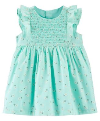 Carter s Baby Girls Floral Lawn Dress with Diaper Cover Macy s