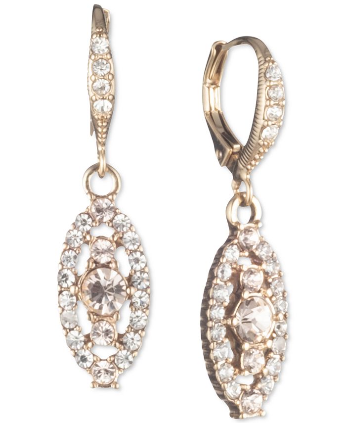 Givenchy Pavé Crystal Marquise Drop Earrings Macy's