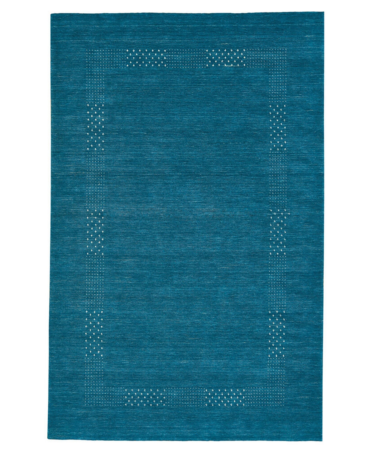 Capel Simply Gabbeh 400 3' x 5' Area Rug - Turquoise