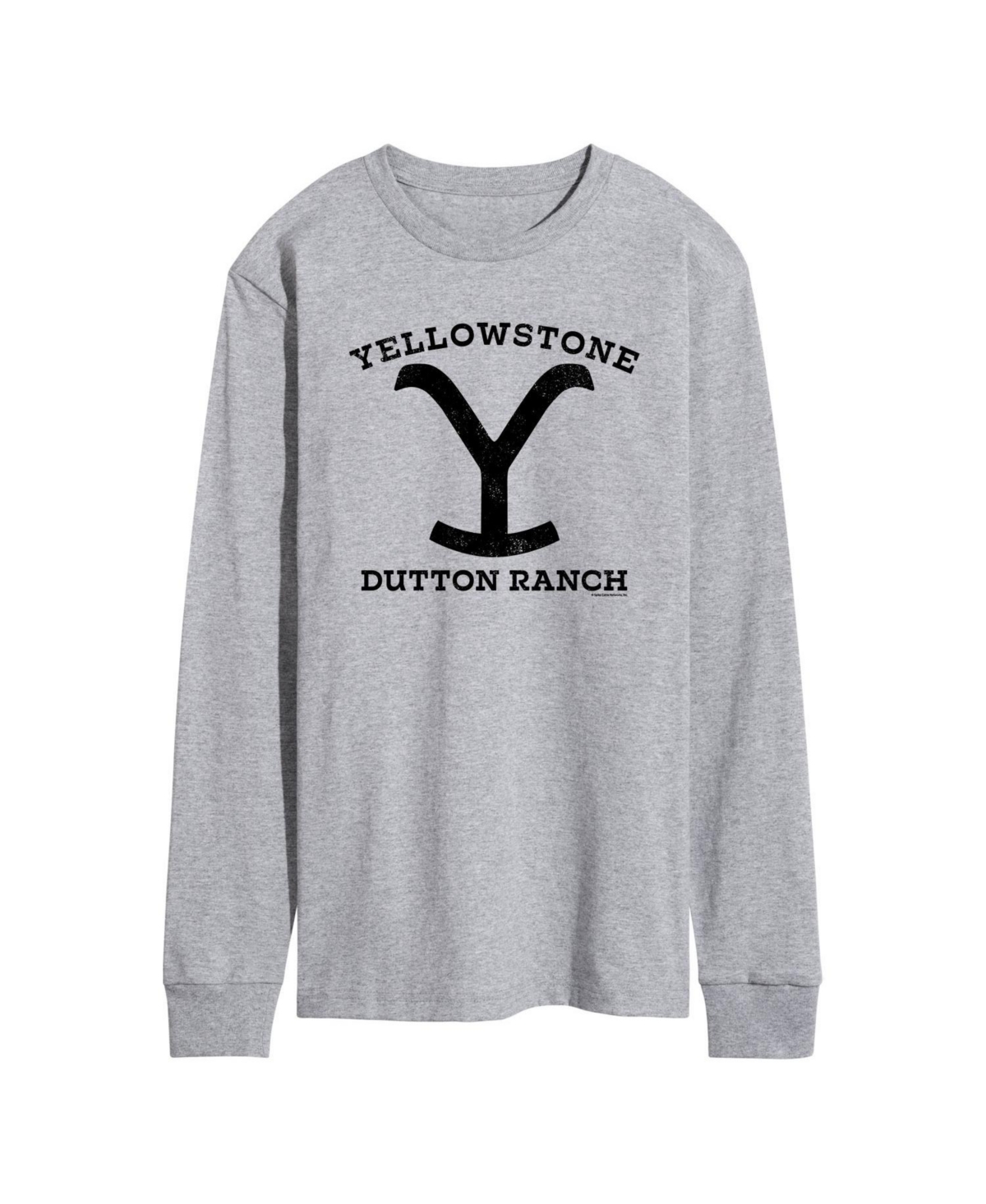 Airwaves Men's Yellowstone Dutton Ranch Y Long Sleeve T-shirt