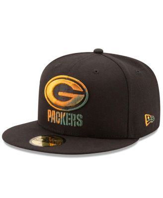 : New Era Men's Black Green Bay Packers Color Dim