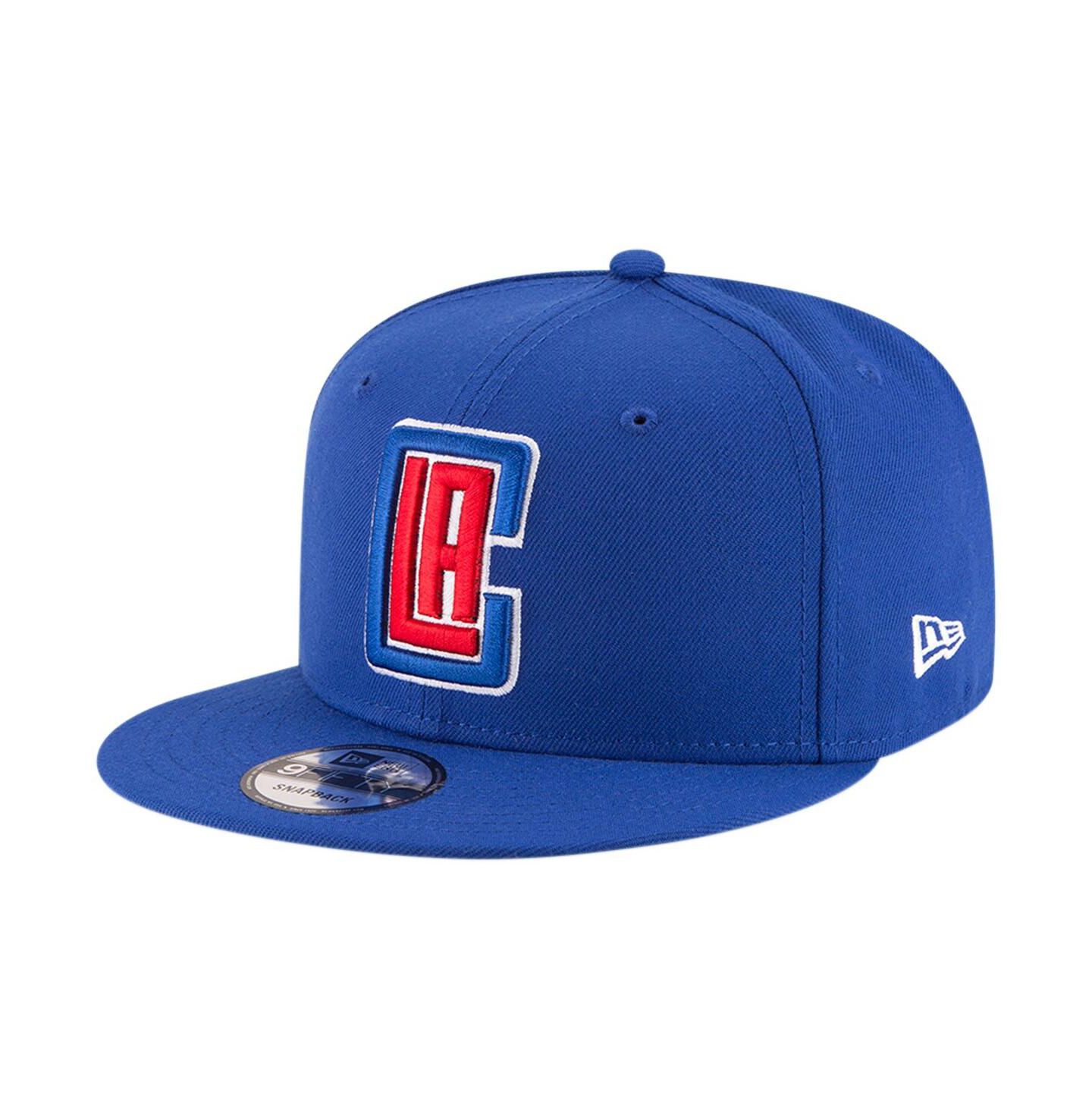 Мужская кепка New Era Royal LA Clippers Official Team Color 9FIFTY Adjustable Snapback Hat — фото 2