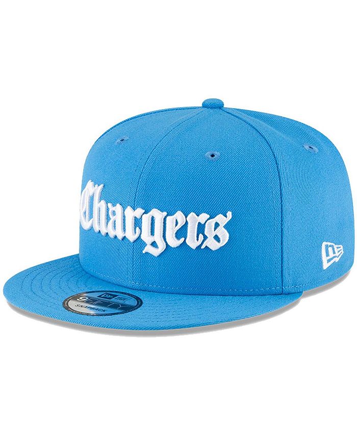 New Era Men's Powder Blue Los Angeles Chargers Gothic Script 9FIFTY Snapback  Hat - Macy's