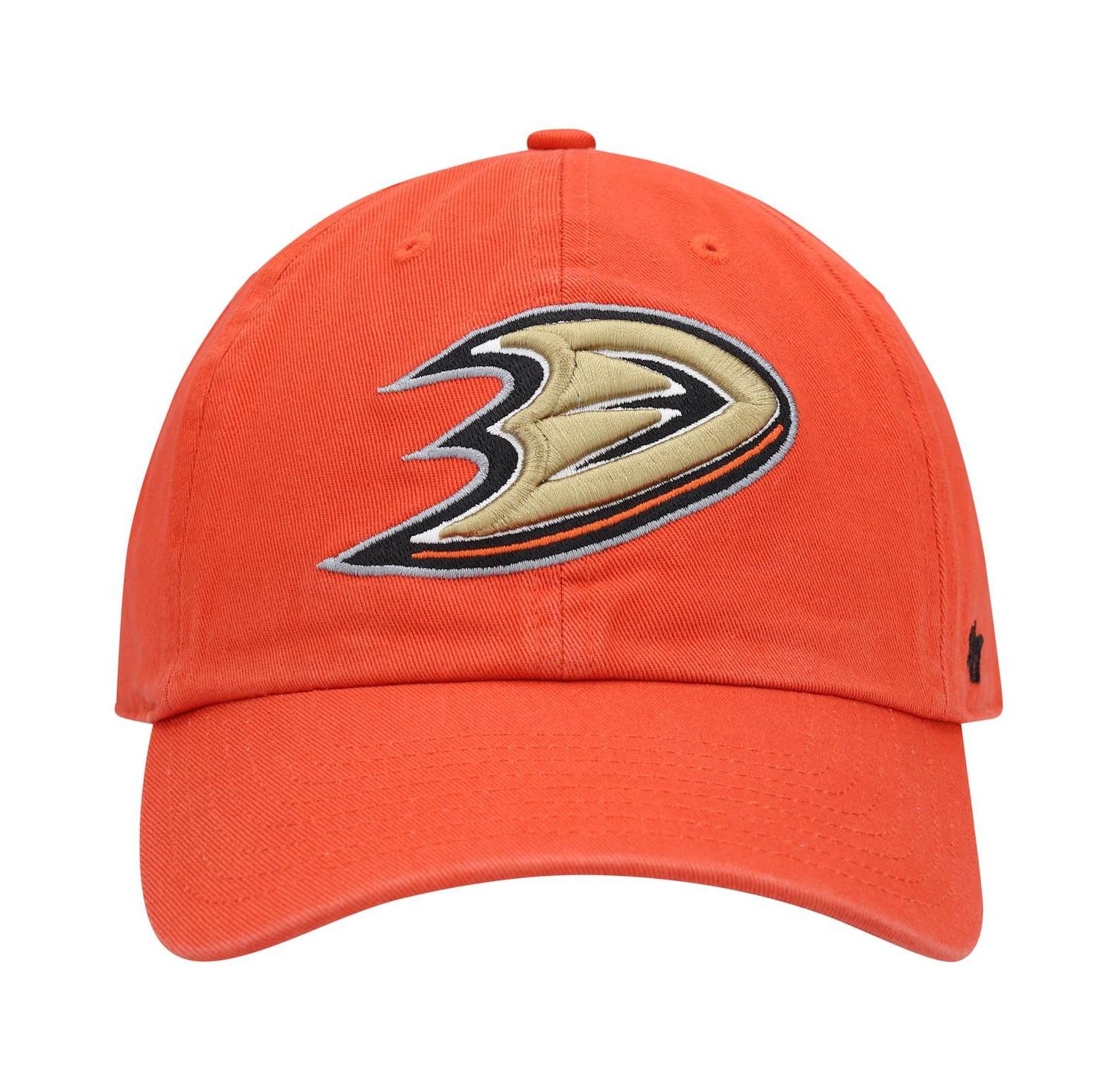 Men's Orange Anaheim Ducks Clean Up Adjustable Hat