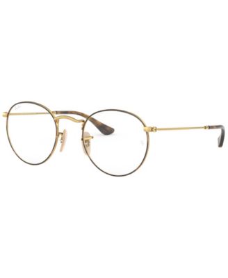 Unisex Round Metal RB3447V Round Metal Optics Eyeglasses