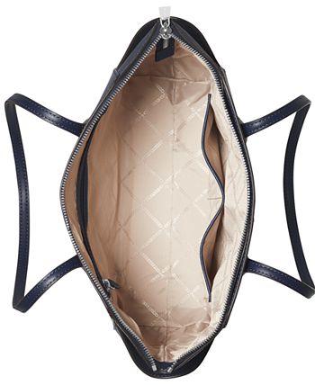 Michael Kors Marilyn Medium Saffiano Leather Top Zip Tote Bag