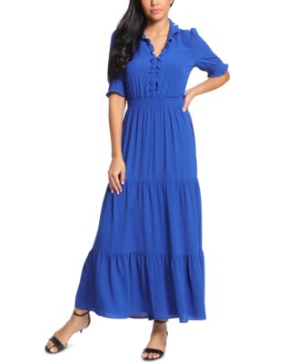 London Times - Tiered Maxi Dress