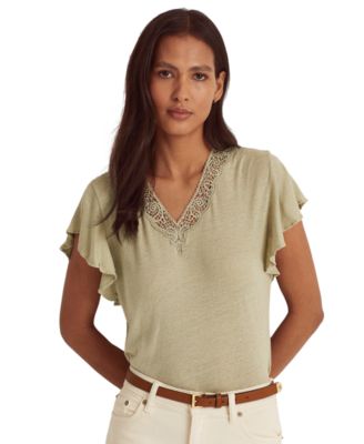 ralph lauren petite top