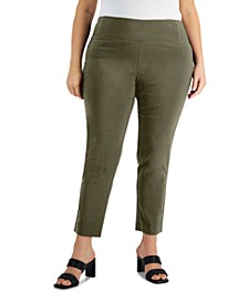 Plus Size Pull-On Skinny Pants, Created for Macy's
