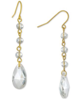 Giani Bernini - Faceted Crystal Drop Earrings
