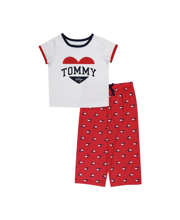 Tommy hilfiger 2 piece pajama set sales