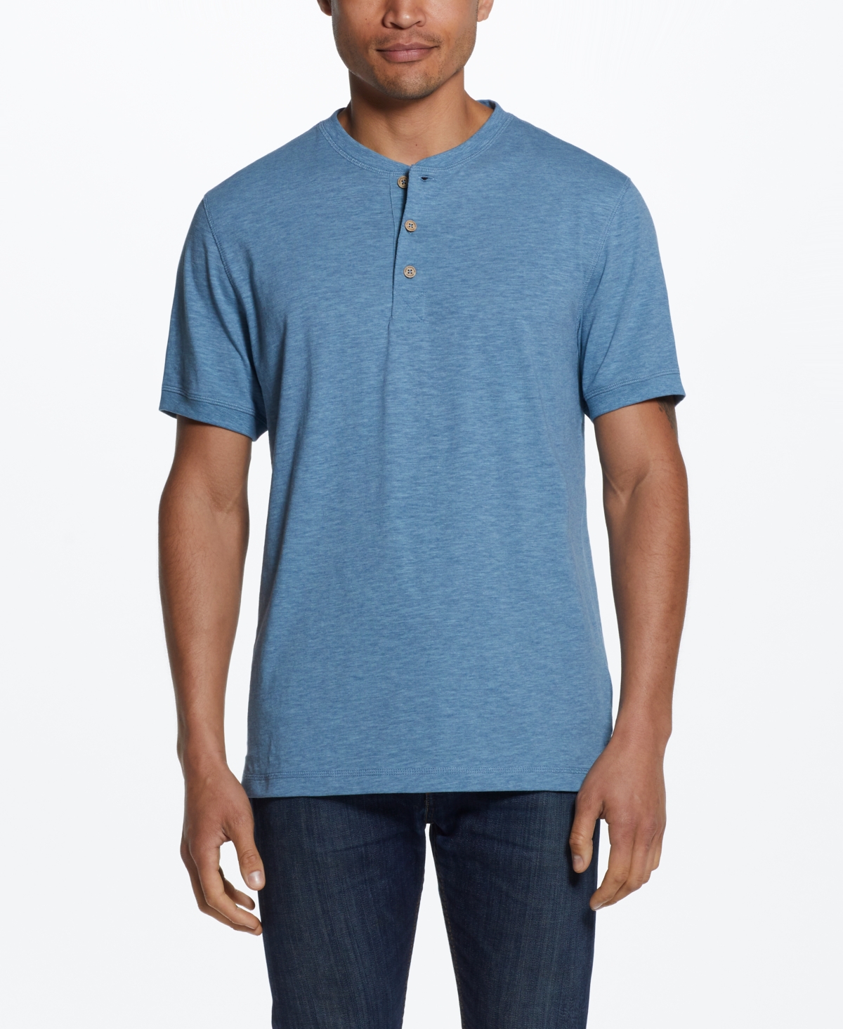 Weatherproof Vintage Men's Long Sleeve Brushed Jersey Henley T-shirt -  Macy's